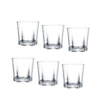 Taurės viskiui 215 ml 6 vnt komplektas, stiklinės DELIGHT Domotti 67530