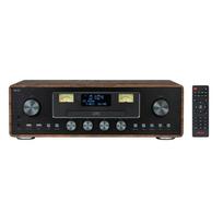 AKAI AM-100 RHAPSODY Stereo sistema 30W RMS, Bluetooth 5.0, DAB+ / FM, CD / USB, AUX, ruda juoda
