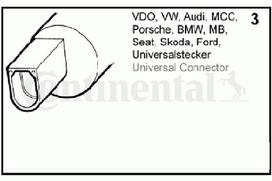 CONTINENTAL/VDO Vandens siurblys, priekinio stiklo plovimas 246-083-002-022Z
