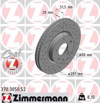 ZIMMERMANN Stabdžių diskas SPORT BRAKE DISC Z 370.3050.52