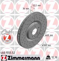 ZIMMERMANN Stabdžių diskas SPORT BRAKE DISC Z 460.1555.52