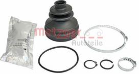 METZGER AUTOTEILE Pusašio gofruotoji apsauga COMPETENCE KIT GREENPARTS 751.122