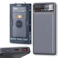 Atsarginis maitinimo šaltinis ("Power Bank") LIVMAN RPP-616 - greito įkrovimo išorinė baterija su dviem išėjimais, 10000mAh, 22,5W