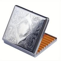 Nerūdijančio Plieno Cigarečių Dėklas.