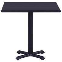 Sodo stalas，Lauko stalas, juodos spalvos, 80x80x75cm CFE572705