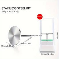 Elektrinė nagų dildės šlifavimo diskų rinkinys 80, 120, 180 grūdėtumo. , Metalinis antgalis