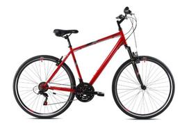 Trekingo dviratis Capriolo Trek Sunrise, 28", raudonas/juodas