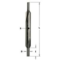 Cmt Frezas tiesus 6mm Hwm, dvigubi pjūviai