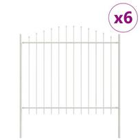 vidaXL Sodo tvora 6 pcs Balta 170 x 190 cm