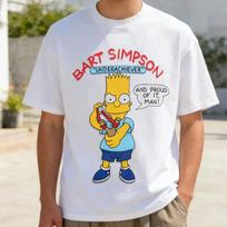 2026 Simpsonai Vintažiniai Vasaros Laisvalaikio Hip Hop Unisex Vyriški Marškinėliai Vaikams Suaugusiems Tėvų ir Vaikų Medvilniniai Marškinėliai Moteriškas Viršus Ins Y2k 4XL