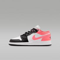 Jordan 1 Low Juoda Rožinė Žvilgsnis (GS) 38.5