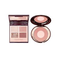Charlotte Tilbury Luxury Palette And Cheek To Chic Blush First Love + Eyeshadow Pillow Talk