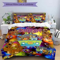 3 vnt. Scooby Doo Mystery Machine nuotykių patalynės komplektas, apimantis, be užpildo, minkštas ir patogus namų miegamojo.H077 135x200cm