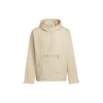 Adidas Originals Trefoil Solid Color Half-Zip Hoodie Long Sleeve Men Tops Coffee HM8044 M