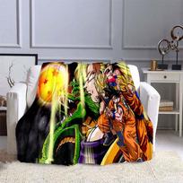 Japoniška anime Dragon Ball Z antklodė lovoms žygio iškyloms Madinga lovatiesės išmetimo antklodė 75x90cm