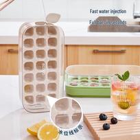 ecoco 21 skyrelio savaime prisipildanti ledukų padėkliukų forma su dangteliu 21 grids - wilderness green - 1 piece