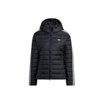 adidas Originals Su gobtuvu Premium plonas pūkinis striukė Juoda Moteriška HM2612 XS