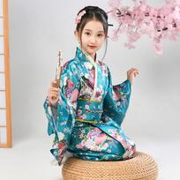 Japoniško stiliaus vaikiškas tradicinis japoniškas kimonas Vaikams japoniško stiliaus yukata chalatas Geiša 100-Style G