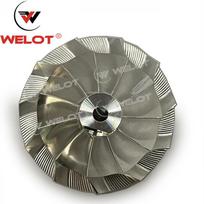 GTB2260VK Turbocharger 758351 Kompresoriaus sparnuotė frezuota MFS Billet Skirta BMW 525D E60 E61 3.0D 235HP 173Kw M57N2 2007-