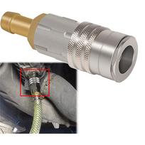 T 9996049 Greito montavimo radiatoriaus adapteris Volvo radiatoriui Aušinimo skysčio išleidimo žarna Volvo sunkvežimiams D11, D13, D16 varikliams kaip parodyta spalva