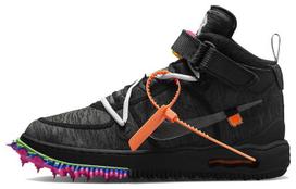 Nike X Off White Air Force 1 Mid 'Juodi' DO6290-001 36.5