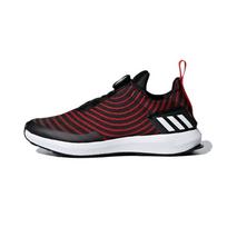 Adidas Run Uncaged Boa Trendy Breathable Low-Top Running Shoes Kids Sneakers Red Black AH2613 29