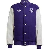 Adidas Originals Real Madrid CNY Varsity Striukė Vyriška Violetinė Balta JF2587 S