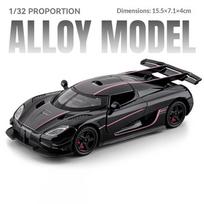 1:32 Koenigsegg ONE 1 Simulation Alloy Die-Cast Supercar, Boys' Toy Racing Car, Car Model Collection, Decoration, Gift