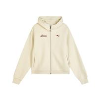 Puma Retro Tape Fz Brand Logo Loose Sports Zip Hoodie Women Jackets 636317-87 S