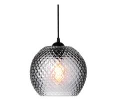 Halo Design 718443 - Pakabinamas šviestuvas ant laido NOBB 1xE27/40W/230V, skersmuo 22 cm, dūminė pilka