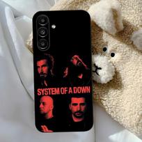 S-System of a Down Rock Band Phone Case For Samsung S24,23,22,30,21,10,9,Ultra,Plus,Lite,FE,5G Black Soft Case Samsung S10e