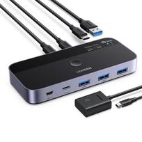 Ugreen komutatorius USB-C USB-A 10Gb/s - pilkas