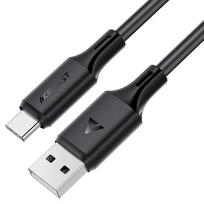 USB laidas Acefast C17-04 USB-A į USB-C 1.2m juodas