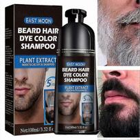Beard Dye Shampoo For Men, Men Mustache & Beard Dye For Gray Hair To Black, Beard Dye For Men Black In 5 Minutes, Removing White Grey Beard