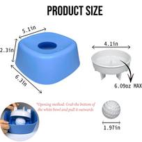 Pet Liquid Lick Bowl - Slow Feeder For Cats & Dogs,Interactive Lick Mat Toy With Rolling Ball, For Wet Food & Yogurt, Anti-Choke (As shown-19632)-