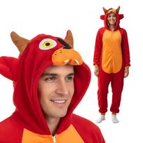 Piżama Onesie Kigurumi Kostium Przebranie Foxy L: 165 - 175Cm