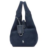 Polo Ralph Lauren Logotipas Sidabrinė furnitūra Kibiro formos rankinė Peties įstrižai nešiojama vilnonė rankinė Moteriška rankinė Mėlyna 428972997001 Basic Set (Bag+Dust Bag)