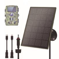 3W 6000mAh Saulės Skydelis Medžioklės Kamera 6000mAh Baterija Saulės Skydelio Įkrovimo Adapteris Lauko Medžioklės Kamerai 1