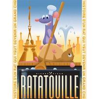 Disney Diamond Painting Complete Set Ratatouille Illustrations 5D Diamond Painting Cross Stitch Mosaic Home Decor Round 20x30cm