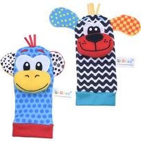 Wrist Rattles Foot Finder Rattle Sock Baby Toddler Toy Arm Hand Bracelet Wrist Strap Rattle Newborn Baby Toys 0-12 Months