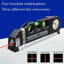 Multi-Function Cross Line Laser Level For Measuring Tape Auto Self Leveling 360° 8FT Ideal for Indoor and Outdoor Projects juoda