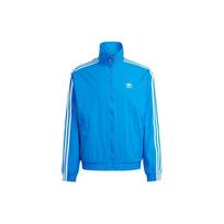 Adidas Originals dryžuotas švarkas su stovimos apykaklės užtrauktuku ir ilgomis rankovėmis Vyriškas švarkas Mėlynas IT2496 M