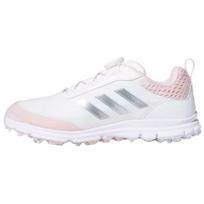 Adidas Solarstar Boa Patogūs Sportiniai Smūgius Sugeriantys Neslystantys Žemi Moteriški Golfo Batai Golfo Batai Balti Rožiniai ID8607 38