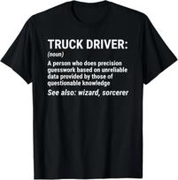 Truck Driver Definition Funny Trucker T-Shirt 2XL