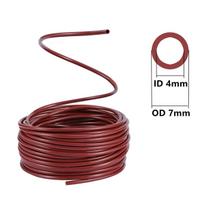 4/7mm PVC Water Hose 1/4'' Pipe Garden Irrigation Micro Drip Mist System Tube Greenhouse Orchard Pipe Fittings Black/Brown 2m 5m 2m ruda