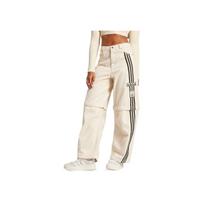 Adidas Laisvo Kirpimo Džinsai Moterims Balti Laisvalaikio Tamprios Susiaurėjančiu Blauzda Kelnės JD5618 30 white
