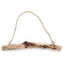 Sieninis dreifuojančio medžio kabliukas Medinė medžiaga Kabinamas kabliukas Minimalistinis raktų laikiklis Patekimo zonos saugykla 9 hooks