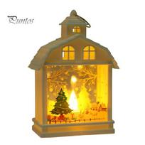 Kalėdų namų vėjo šviesa Subtilus LED naktinis apšvietimas Sniego senelis Kalėdų Senelis Briedžio elementas Kurkite atmosferą Aplinkos šviesos langų pakabinimai Christmas Tree