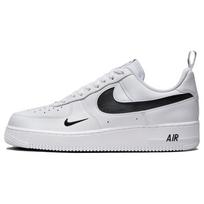 Nike Air Force 1 07 LV8 Reflective Swoosh - White Black Unisex Sneakers FV1320-100 46