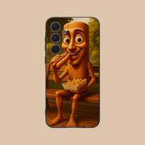 Tung Tung Tung Sahur Phone Case For Samsung S25,24,21,22,23,20,S30,Ultra,Plus,Fe,Lite,Note,5G Black Soft SamsungS24plus
